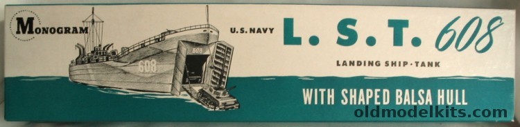 Monogram 1/250 US Navy LST-608 - Landing Ship-Tank, B1 plastic model kit